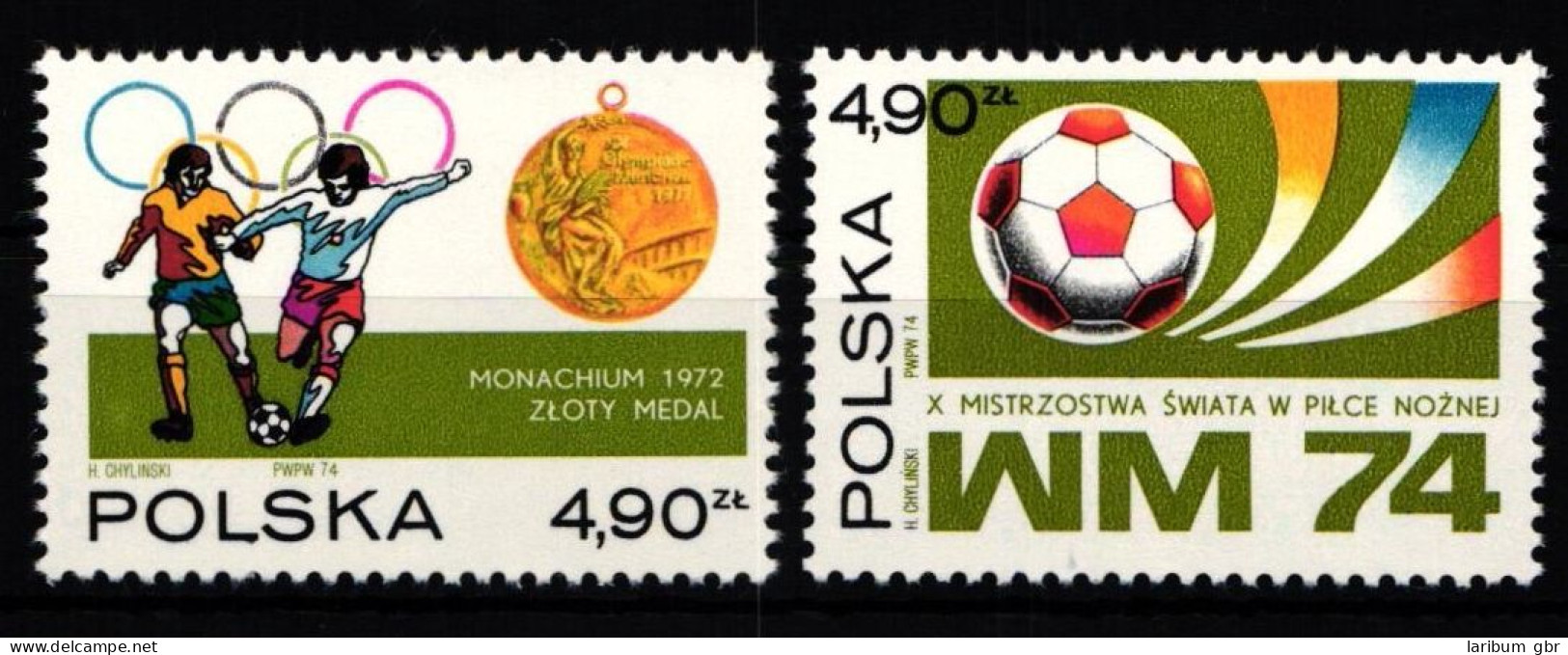 Polen 2315-2316 Postfrisch Fußball #KO228 - Other & Unclassified