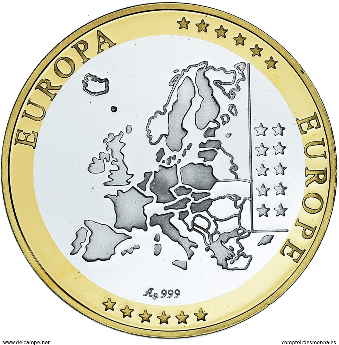 Saint Marin , Médaille, Euro, Europa, Politics, FDC, Argent - Altri & Non Classificati