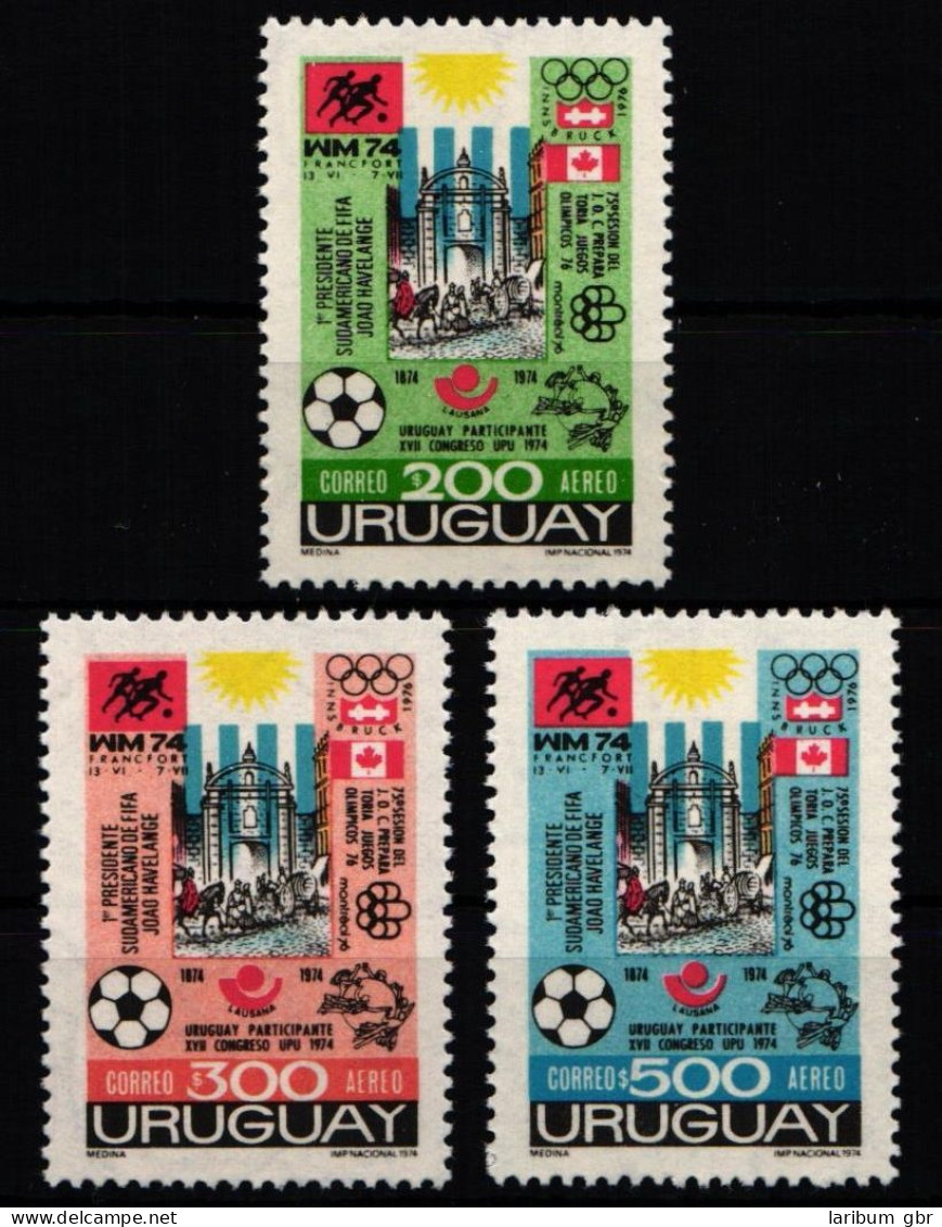Uruguay 1313-1315 Postfrisch Fußball #KO208 - Uruguay