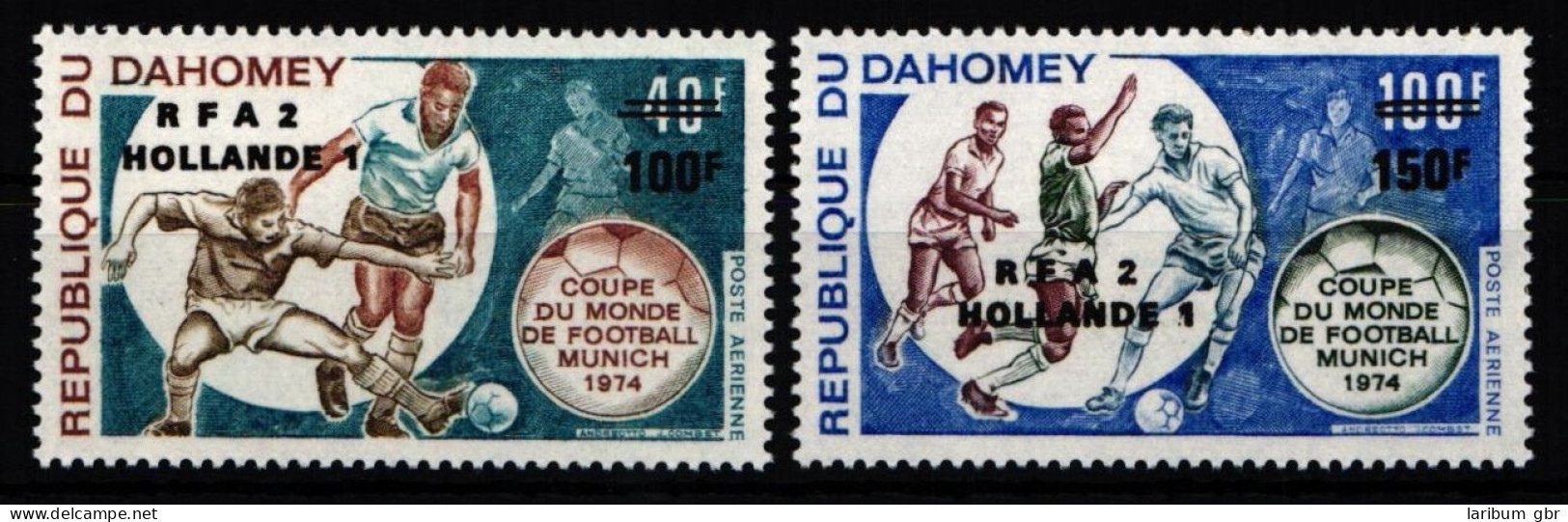 Dahomey 574-575 Postfrisch Fußball #KO215 - Bénin – Dahomey (1960-...)