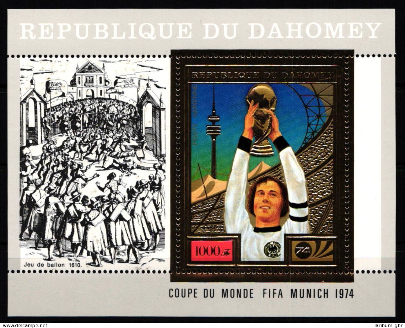 Dahomey Block 55 Postfrisch Fußball #KO219 - Benin – Dahomey (1960-...)