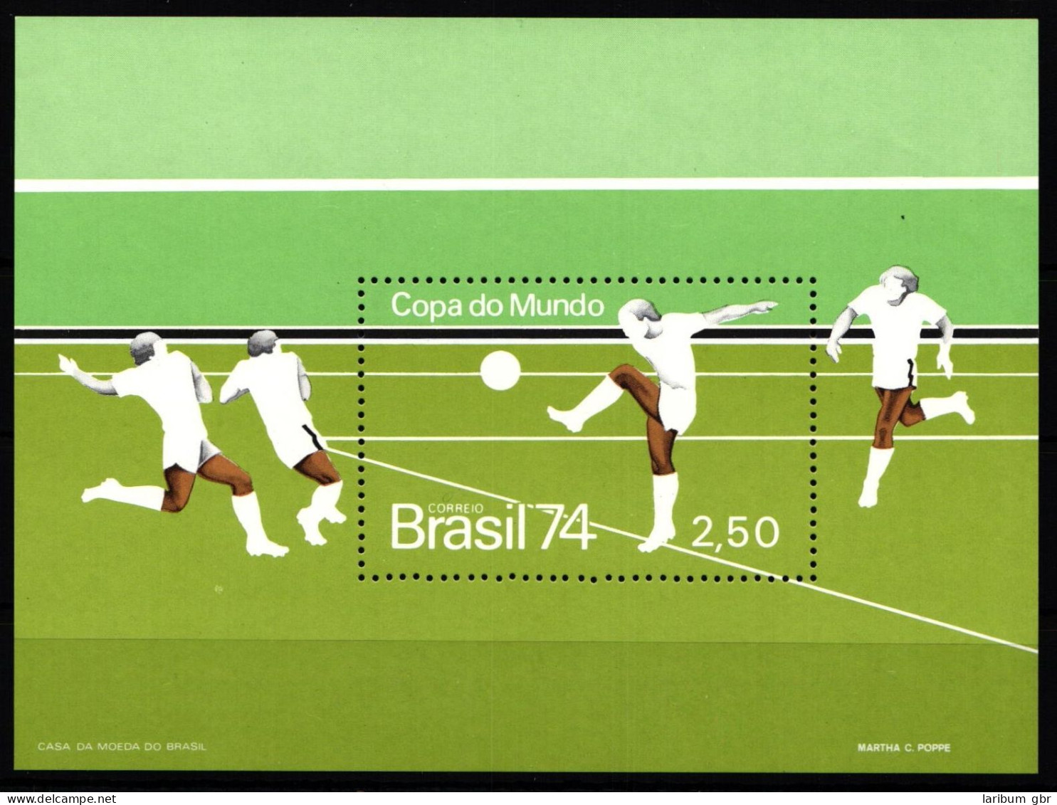 Brasilien Block 34 Postfrisch Fußball #KO230 - Autres & Non Classés