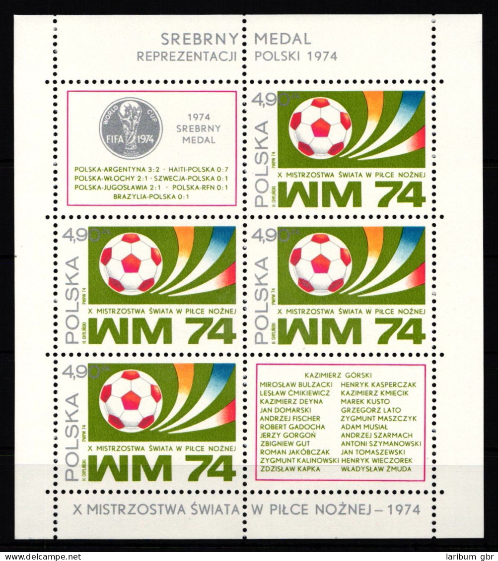 Polen Block 60 Postfrisch Fußball #KO253 - Other & Unclassified