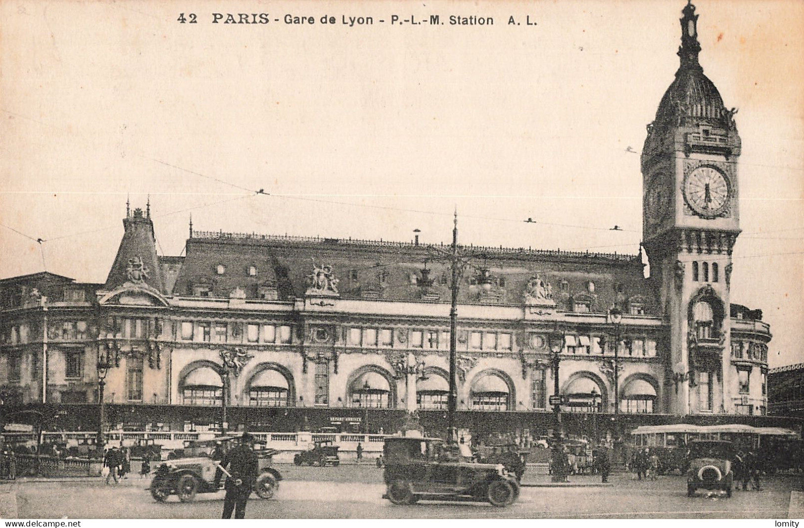 75 Paris Gare De Lyon PLM Station CPA - Métro Parisien, Gares