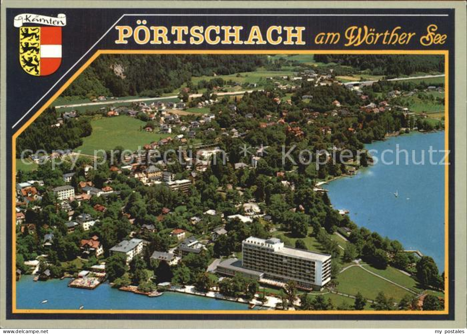 72496636 Poertschach Woerthersee Ferienort Fliegeraufnahme Poertschach Woerthers - Sonstige & Ohne Zuordnung