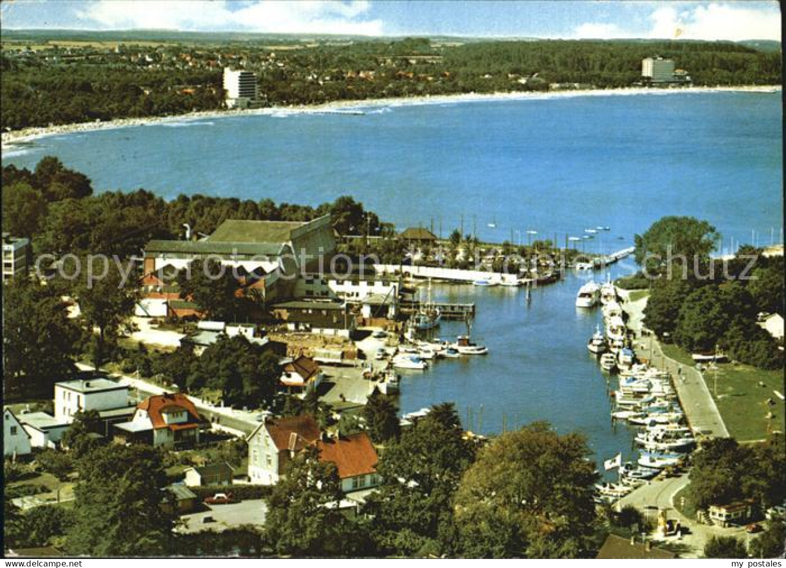 72496563 Niendorf Ostseebad Hafen Mit Blick Auf Timmendorfer Strand Fliegeraufna - Timmendorfer Strand