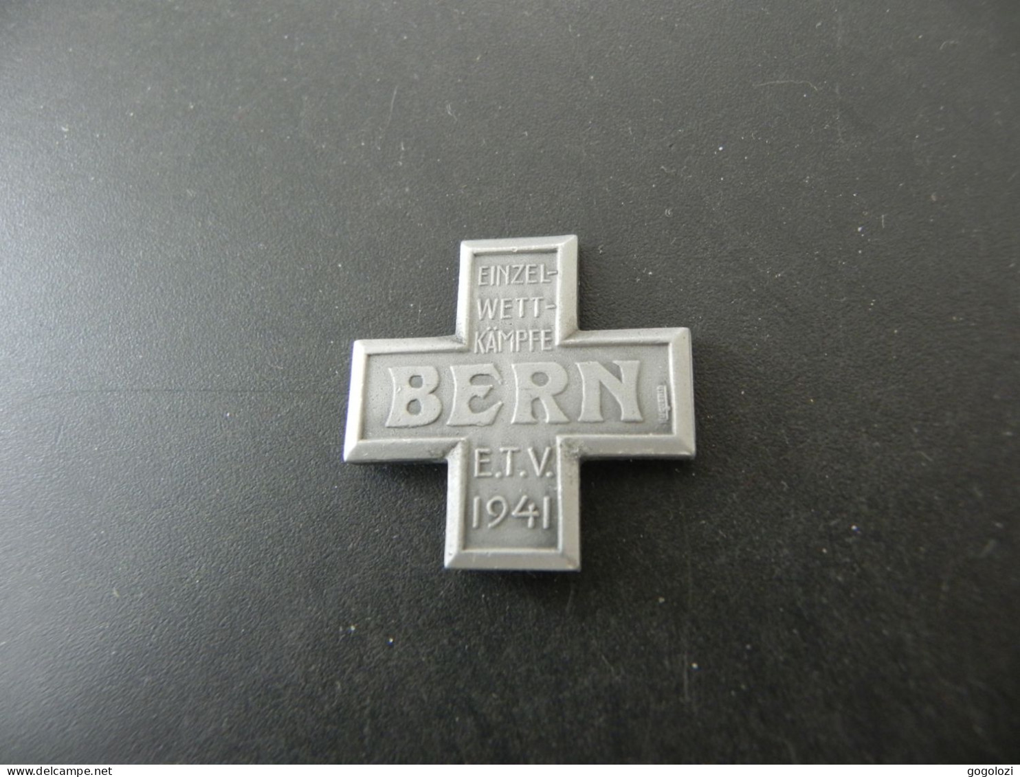 Old Badge Schweiz Suisse Svizzera Switzerland - Turnkreuz Bern 1941 - Unclassified
