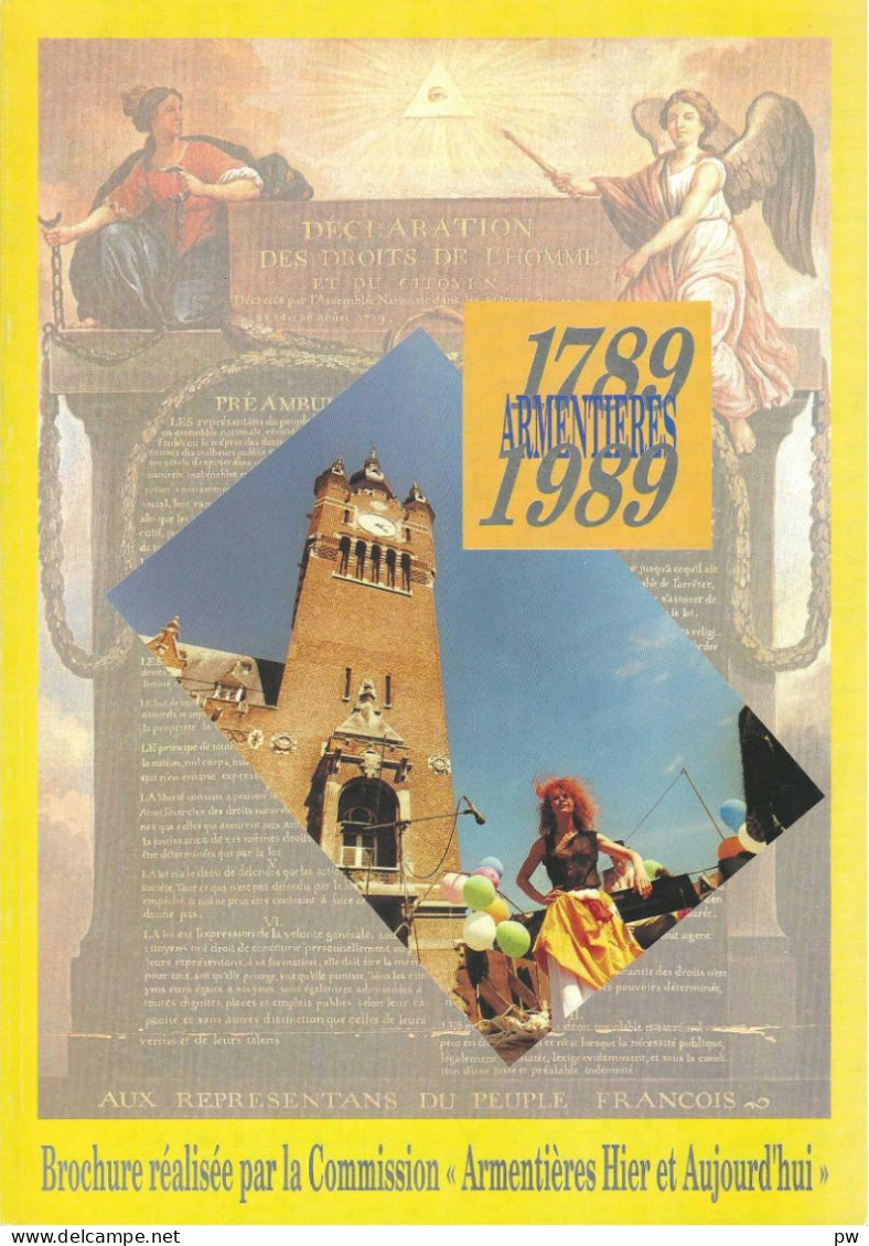 BROCHURE '1789 ARMENTIERES 1989' - Picardie - Nord-Pas-de-Calais