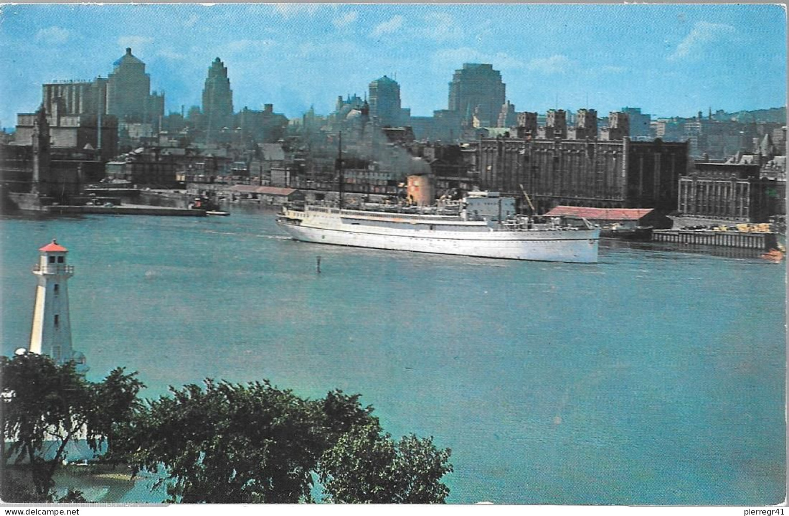 CPA-1955-CANADA-MONTREAL-PORT-Paquebot Express Of Australia -Ex De Grasse-???-TBE - Steamers