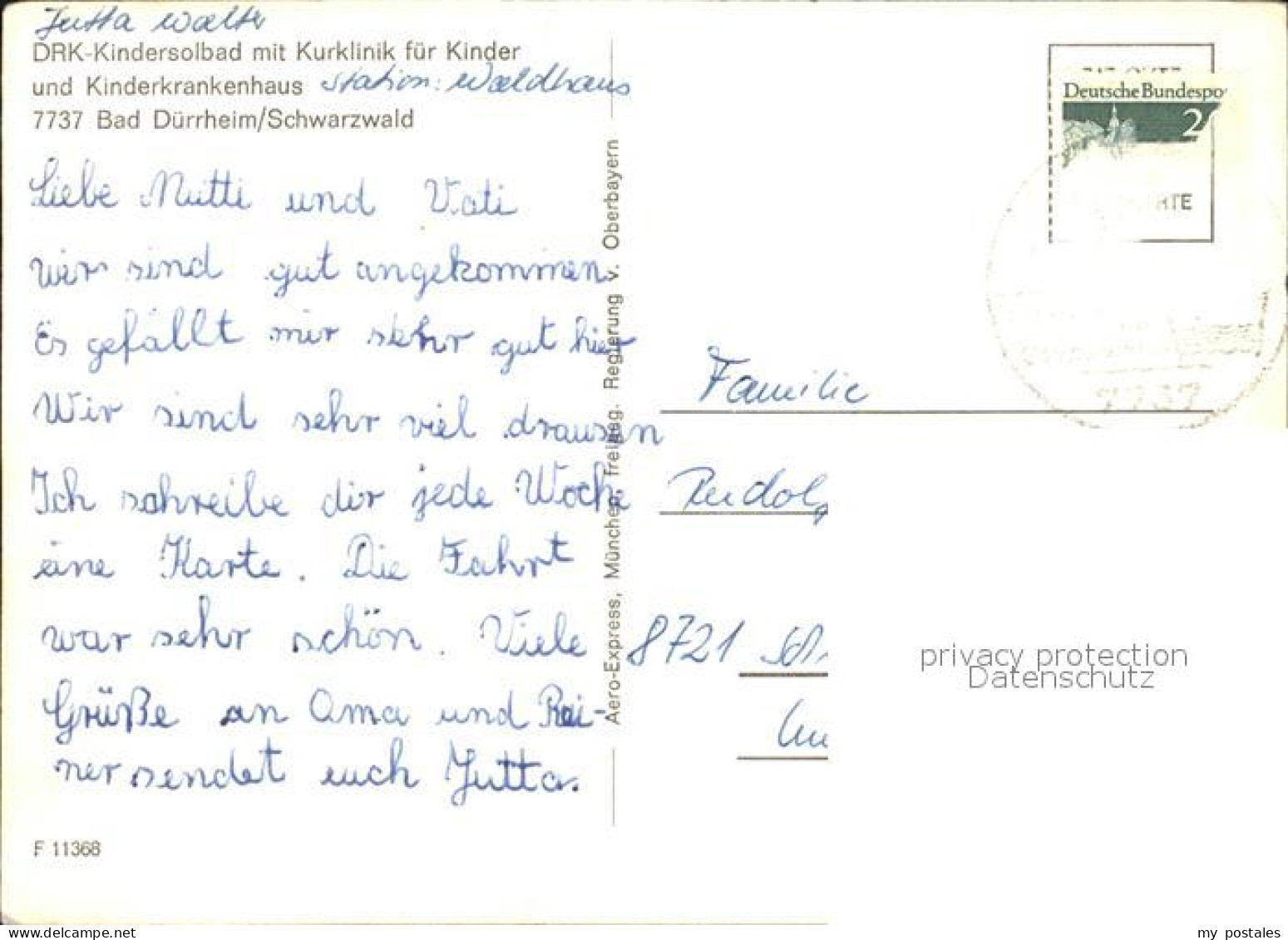 72496467 Bad Duerrheim DRK Kinderkrankenhaus Und Kurklinik Fliegeraufnahme Bad D - Bad Duerrheim