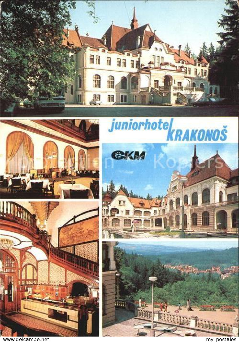 72496454 Marianske Lazne Juniorhotel Krakonos Speisesaal Bar Panorama Marianske  - Czech Republic