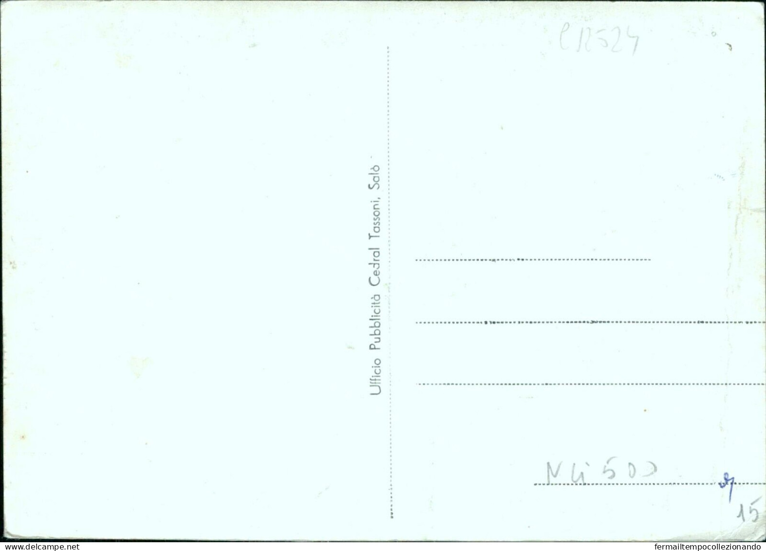 Cr524 Cartolina  Pubblicitaria Dalle Cedraie Del Garda Cedrata Tassoni Piega - Pubblicitari