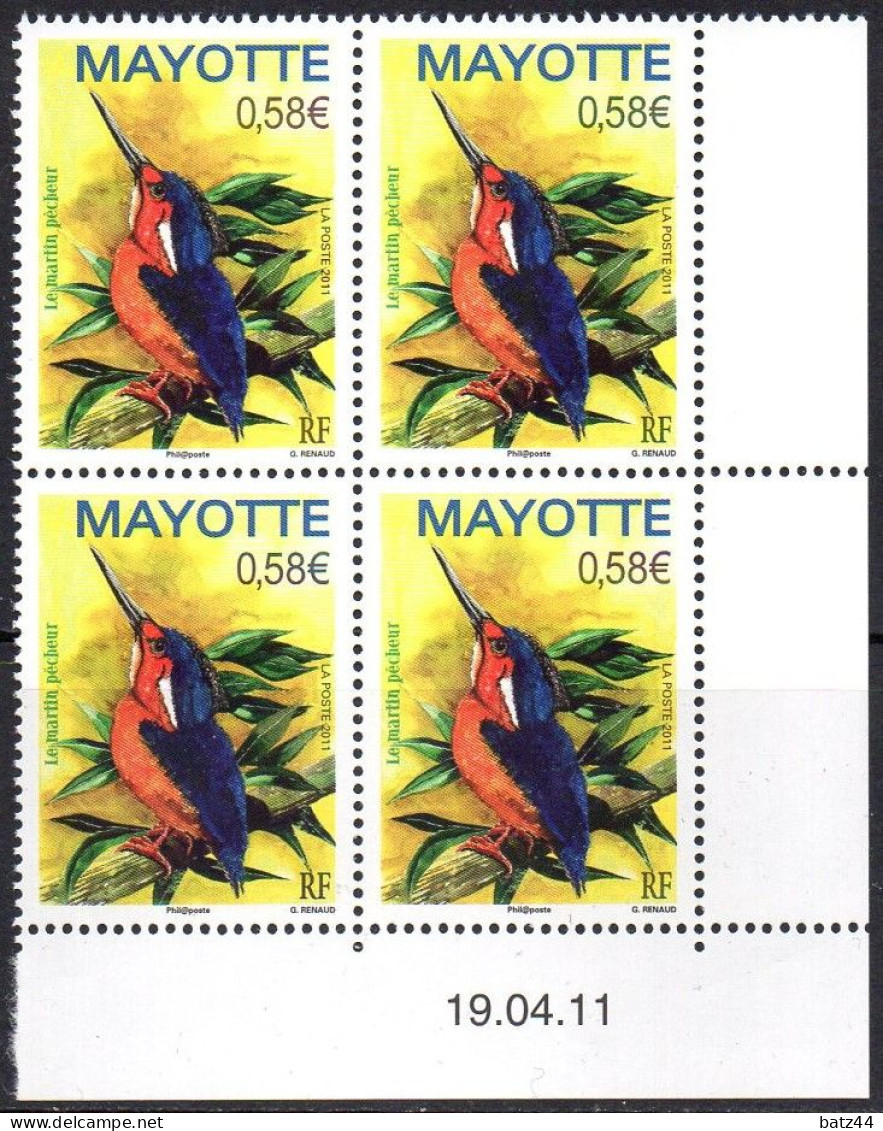 Mayotte Coin Daté YT 249 Oiseau Bird Martin Pêcheur - Neufs