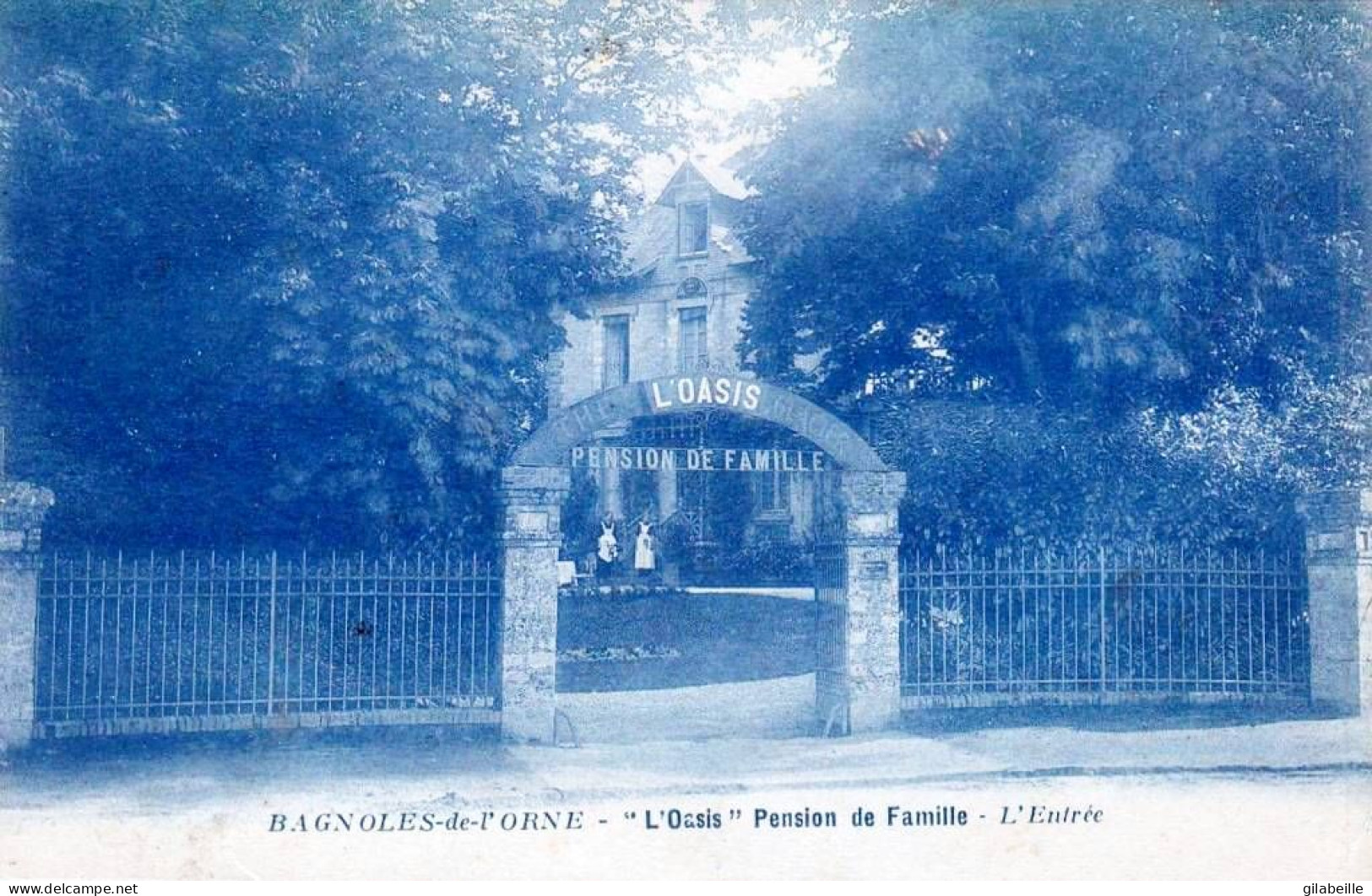 61 - Orne -  BAGNOLES De L ORNE - "l Oasis" Pension De Famille - L Entrée - Bagnoles De L'Orne