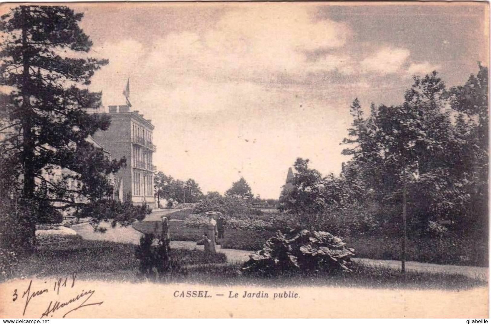 59 - Nord -  CASSEL - Le Jardin Public - Cassel