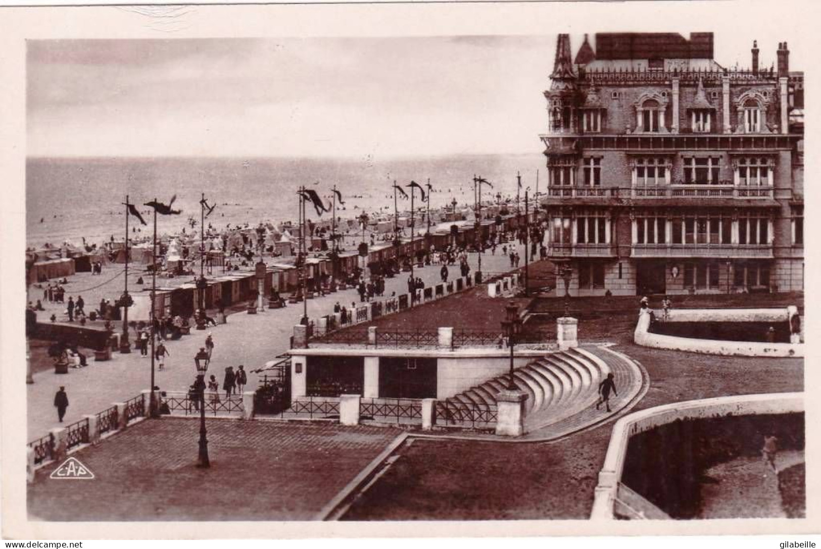 59 - Nord - MALO  Les BAINS -  La Digue Vue Du Casino -  Carte Glacée - Malo Les Bains