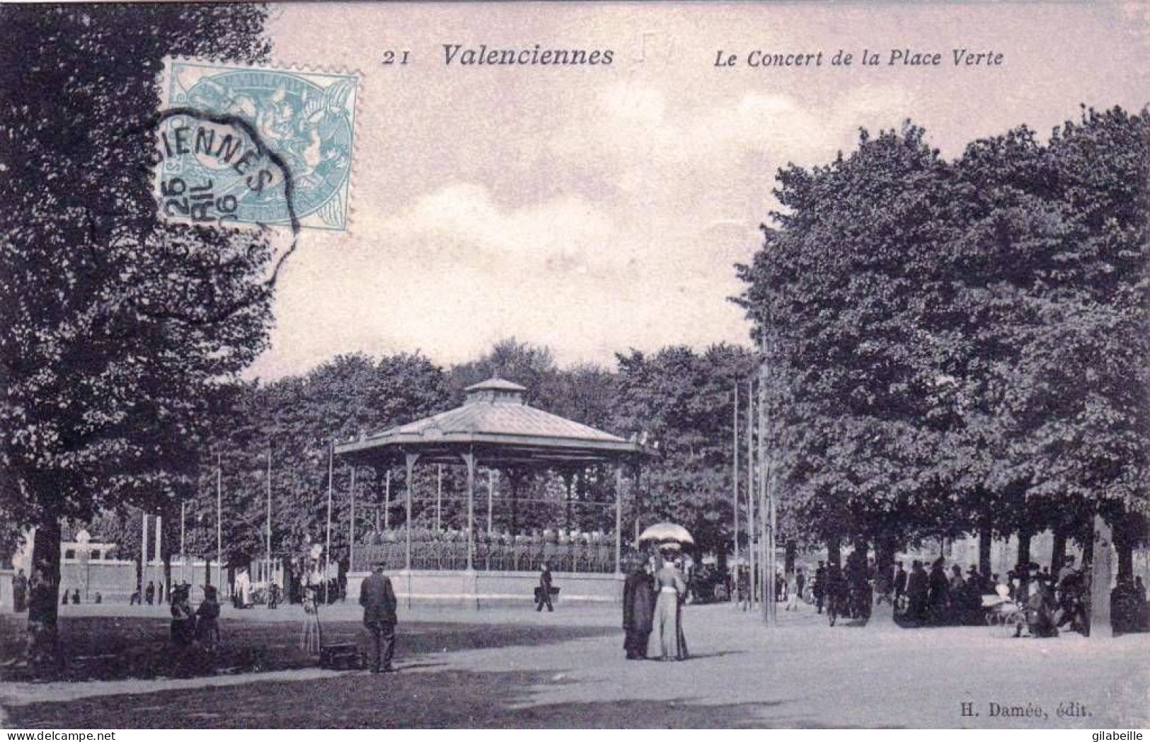 59 - Nord -   VALENCIENNES  - Le Concert De La Place Verte - Valenciennes
