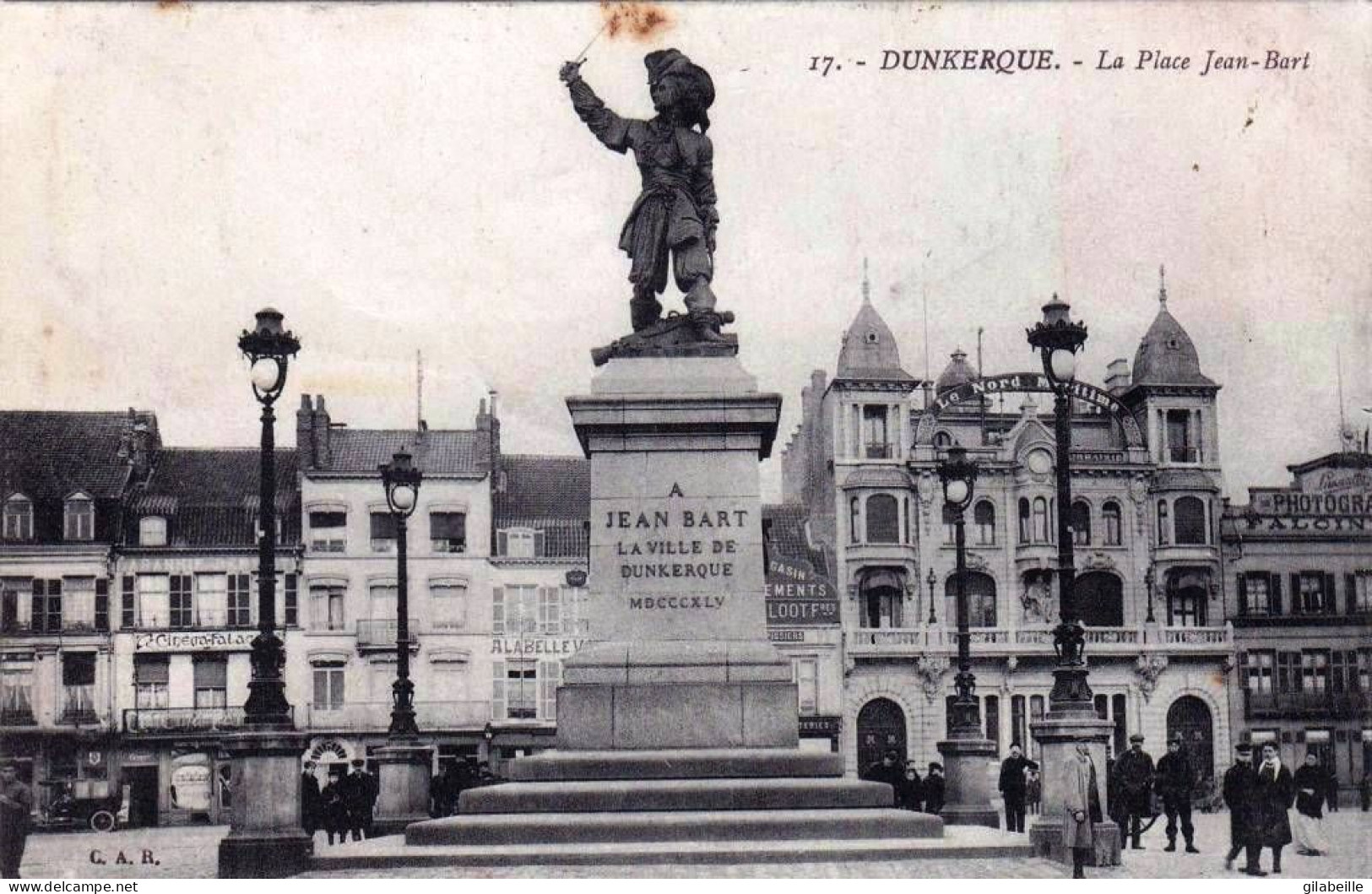 59 - Nord -  DUNKERQUE -  La Place Jean Bart - Dunkerque