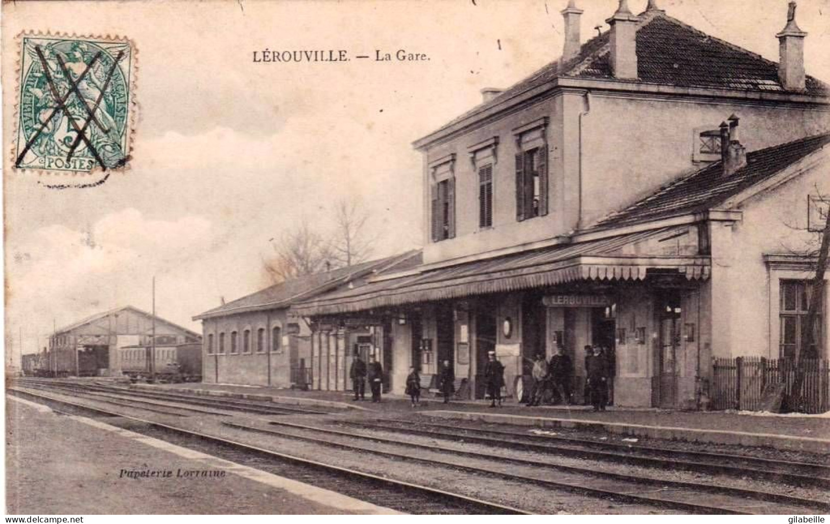 55 - Meuse - LEROUVILLE -  La Gare - Lerouville