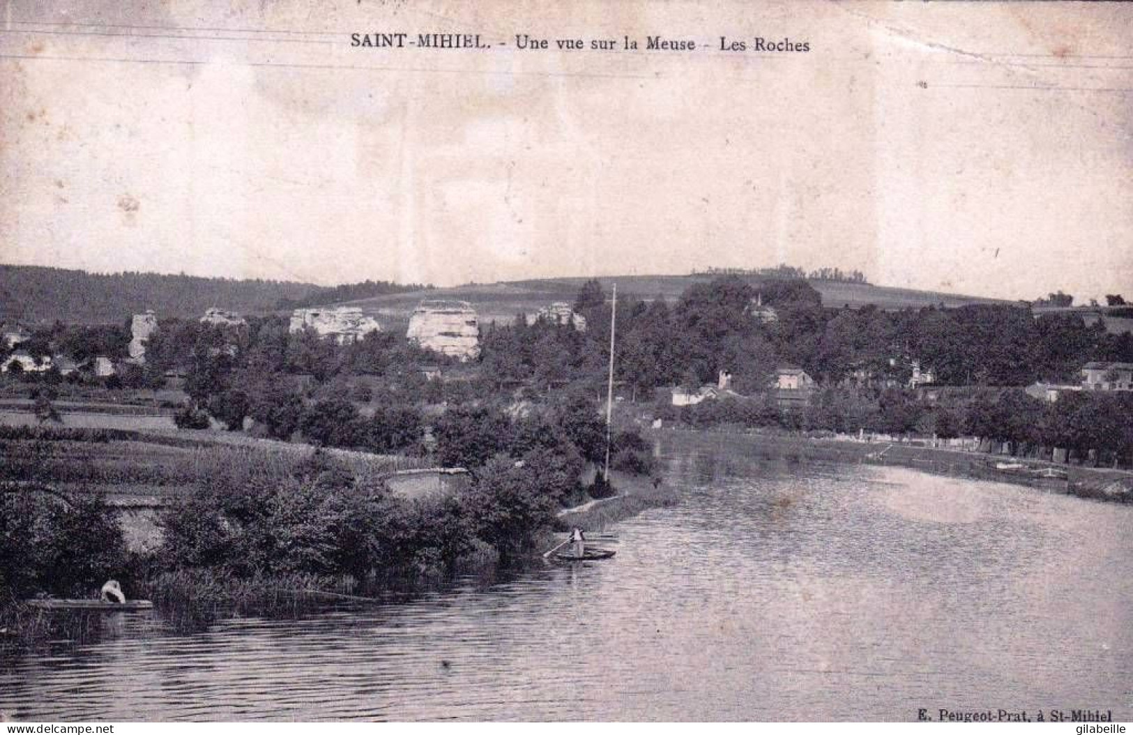 55 - Meuse -  SAINT MIHIEL -  Une Vue Sur La Meuse - Les Roches - Saint Mihiel
