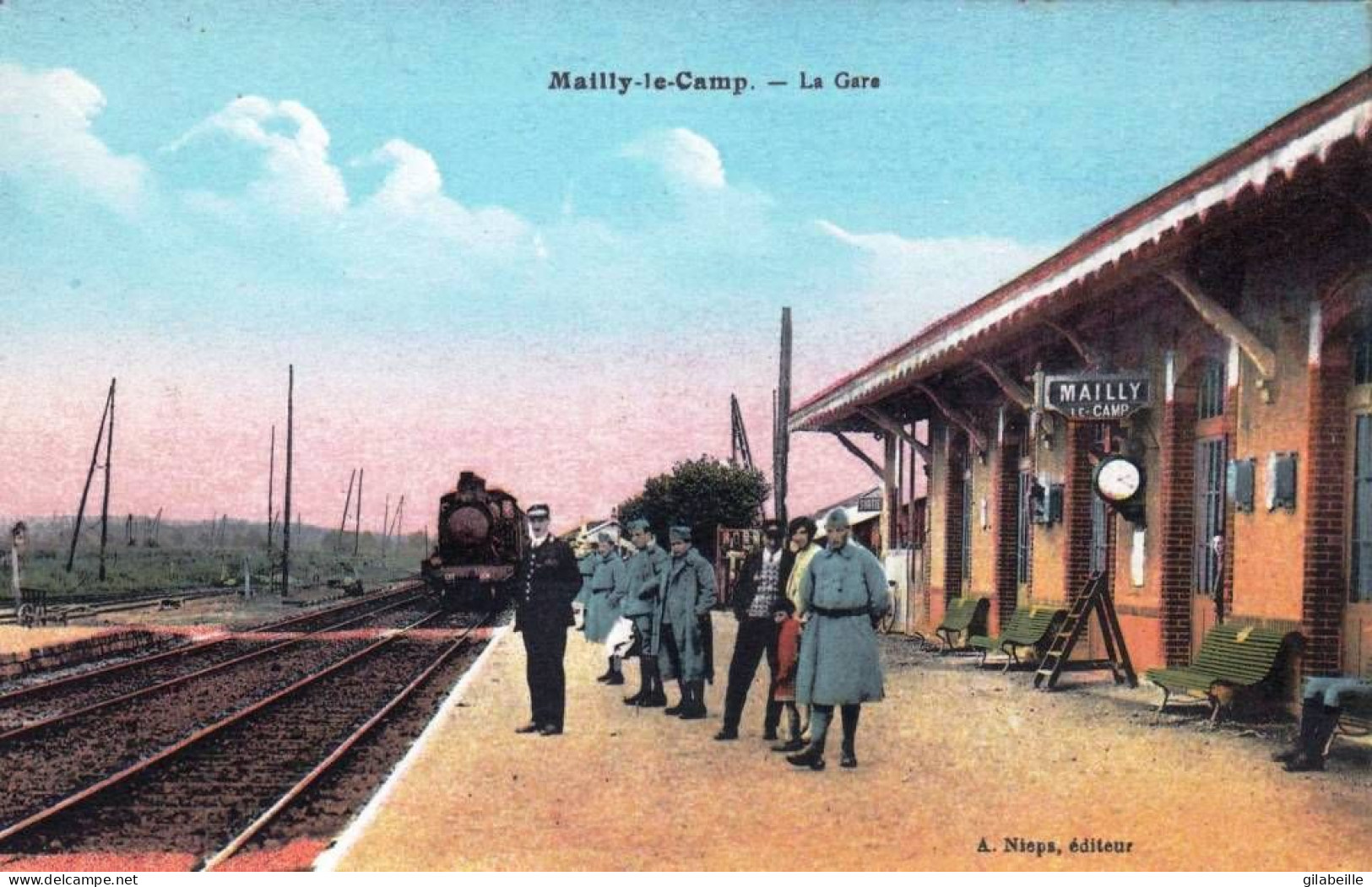 10 - Aube -  MAILLY  Le CAMP - La Gare - Mailly-le-Camp