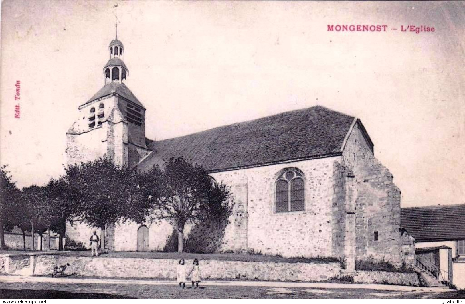 51 - Marne -  MONTGENOST - L 'église - Other & Unclassified