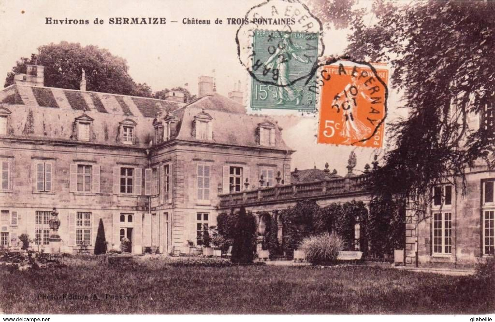 51 - Marne -  Environs De SERMAIZE Les BAINS - Chateau De Tois Fontaines - Sermaize-les-Bains
