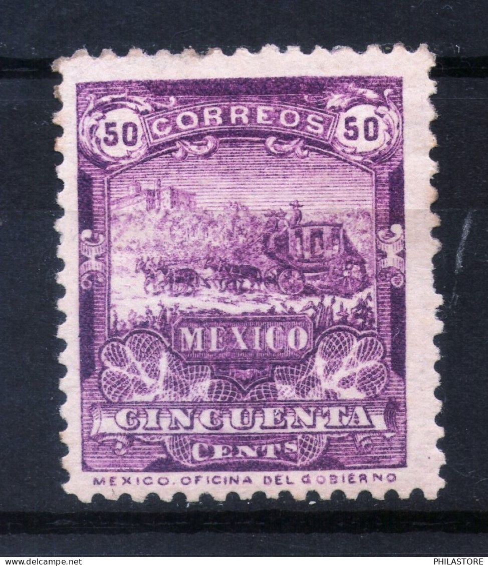 Mexico Scott 288 50c Purple Couch "Mulitas" Issue Unwkmd CV: $150.00 Usd - Messico