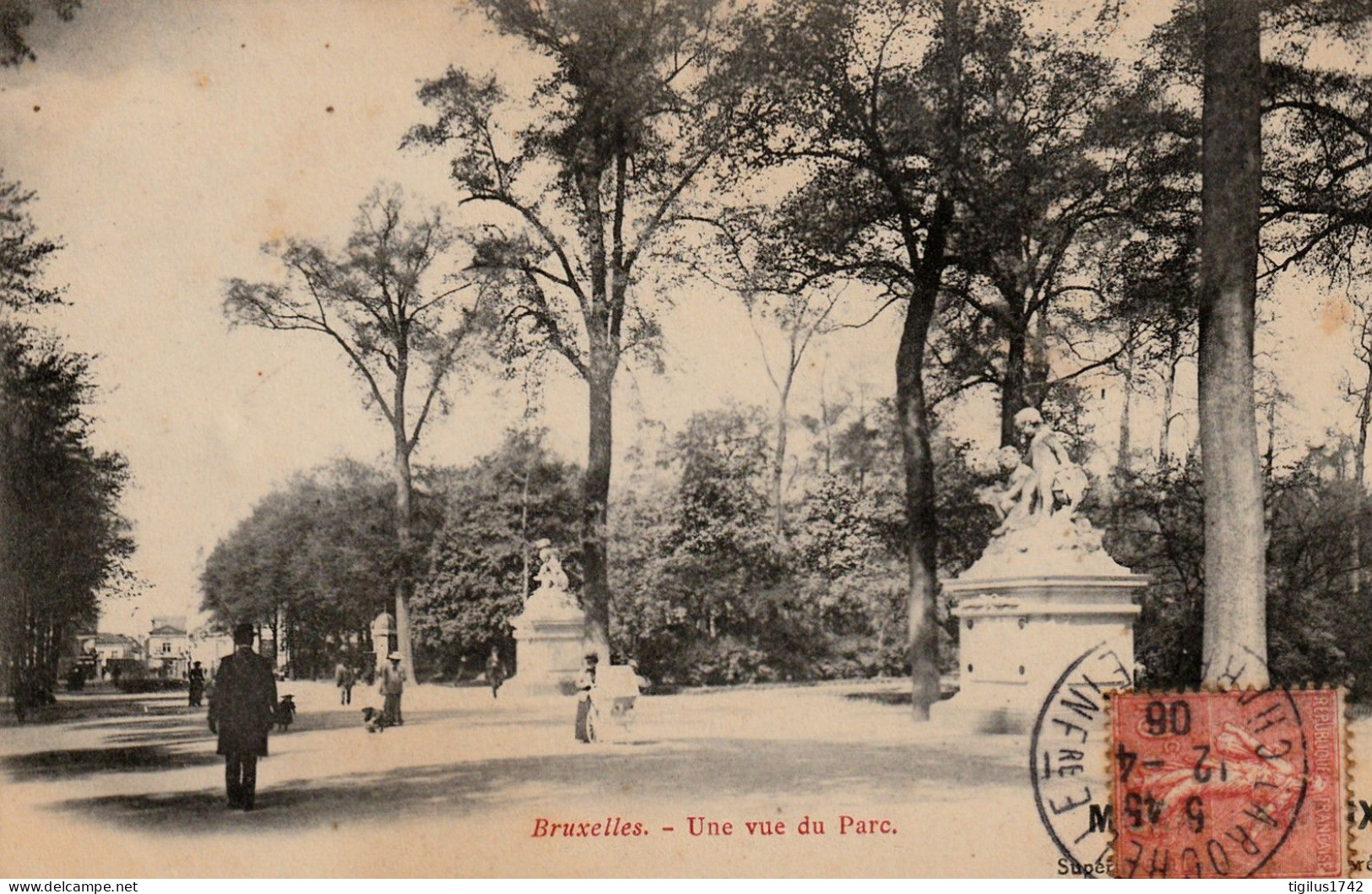 Bruxelles Une Vue Du Parc - Forests, Parks