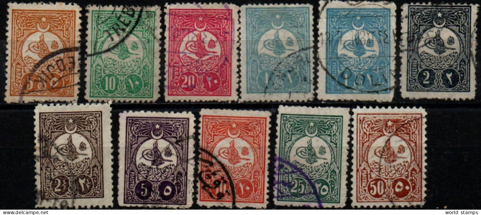 TURQUIE 1908 O - Used Stamps