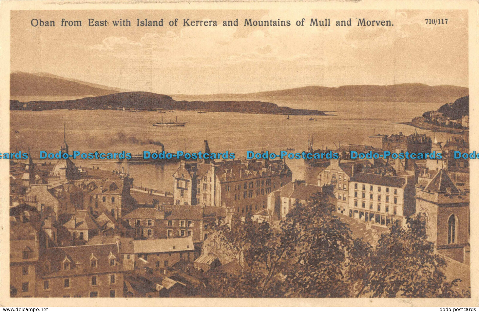R098921 Oban From East With Island Of Kerrera And Mountains Of Mull And Morven - World