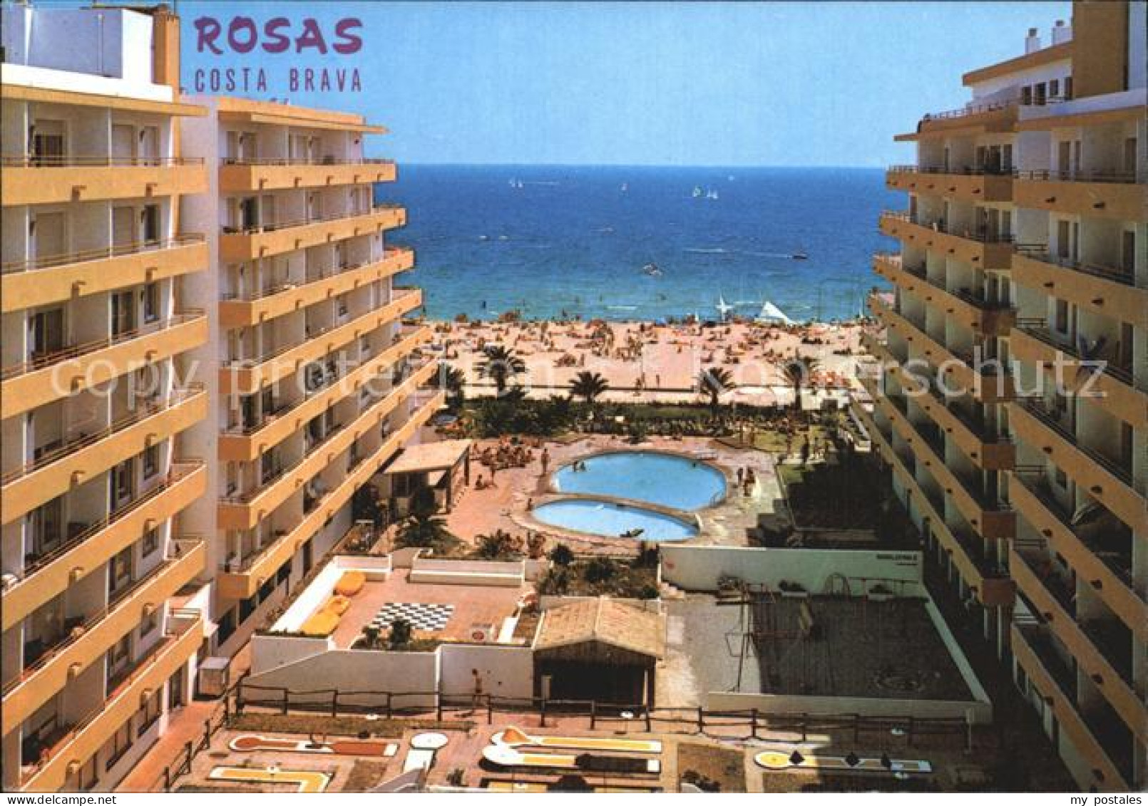 72496109 Rosas Costa Brava Cataluna Holidays Center Piscinas Y Playa Alt Emporda - Andere & Zonder Classificatie