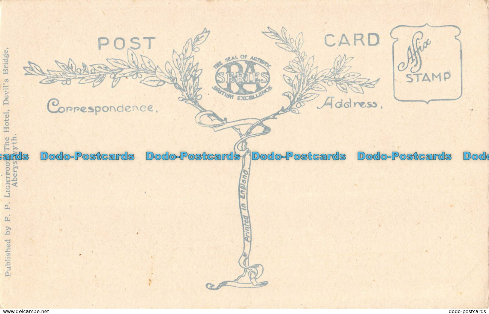 R098931 The Devils Bridge. F. P. Lightfoot. The Seal Of Artistic British Excelle - World