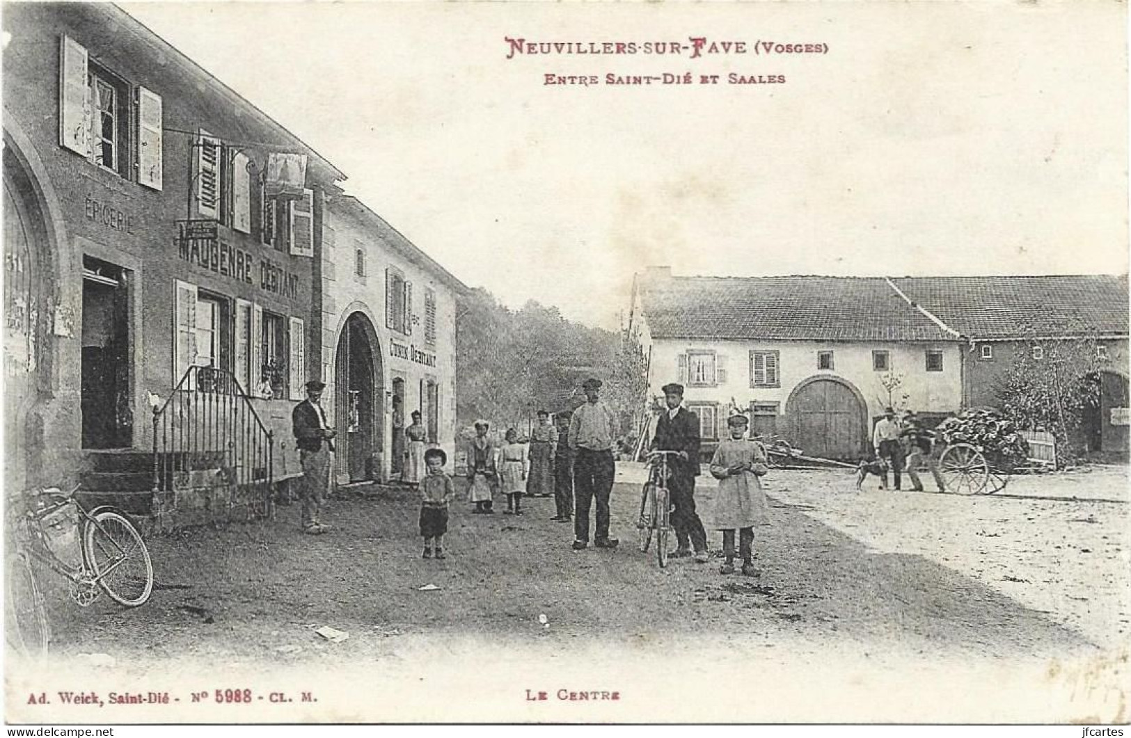 88 - NEUVILLERS-sur-FAVE - Entre Saint-Dié Et Saales - Other & Unclassified