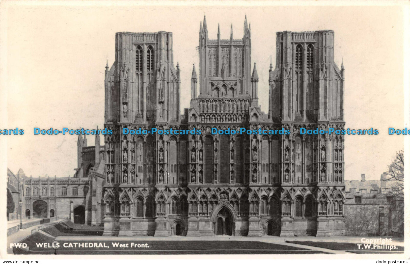 R098568 Wells Cathedral. West Front. T. W. Phillips - World