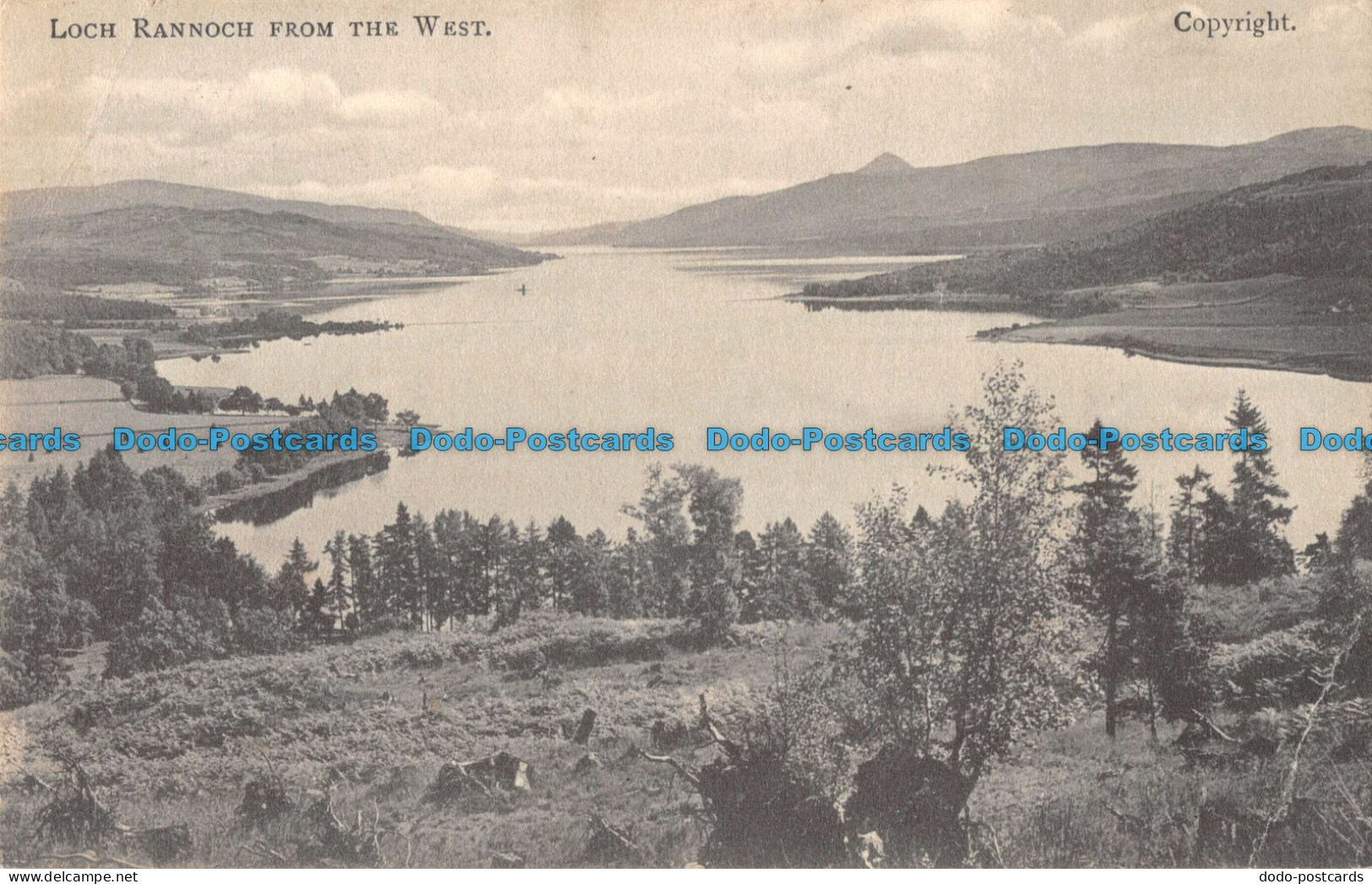 R098944 Loch Rannoch From The West. 1909 - Monde