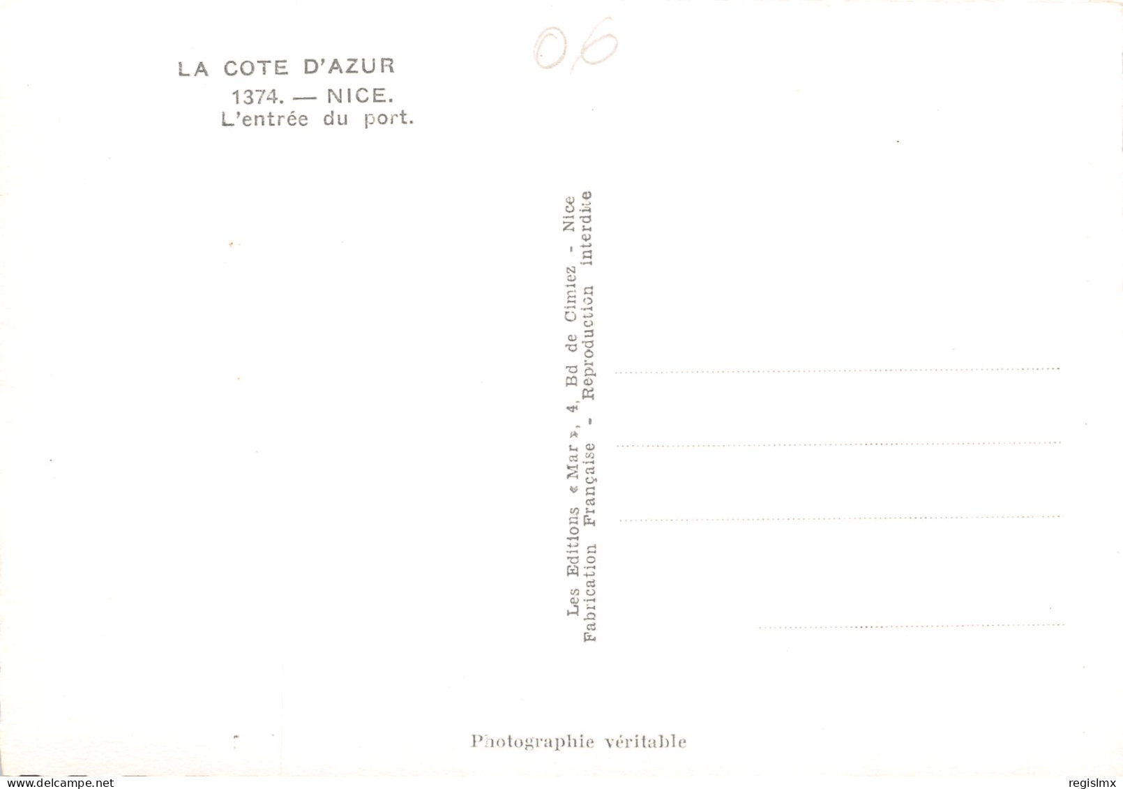 06-NICE-N°340-B/0199 - Other & Unclassified