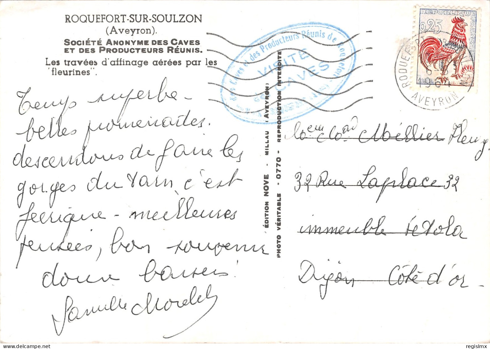 12-ROQUEFORT SUR SOULZON-N°340-D/0003 - Roquefort