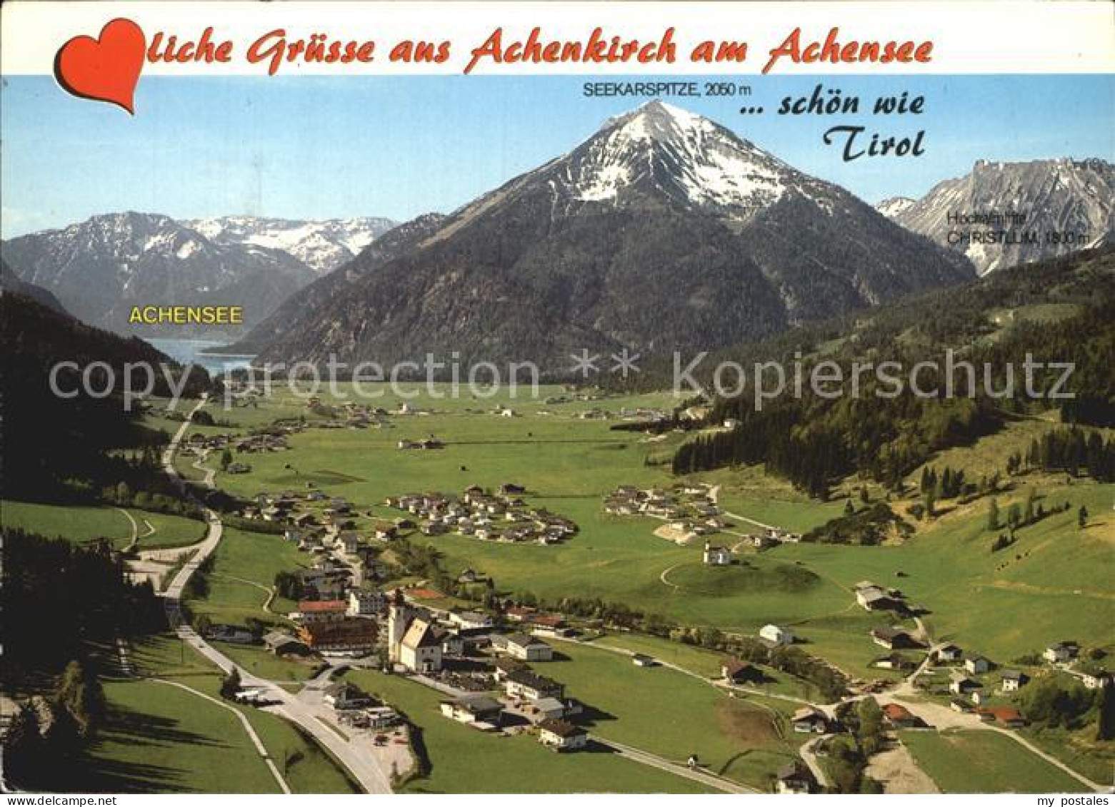 72495888 Achenkirch Mit Seekarspitze Fliegeraufnahme Achenkirch - Sonstige & Ohne Zuordnung