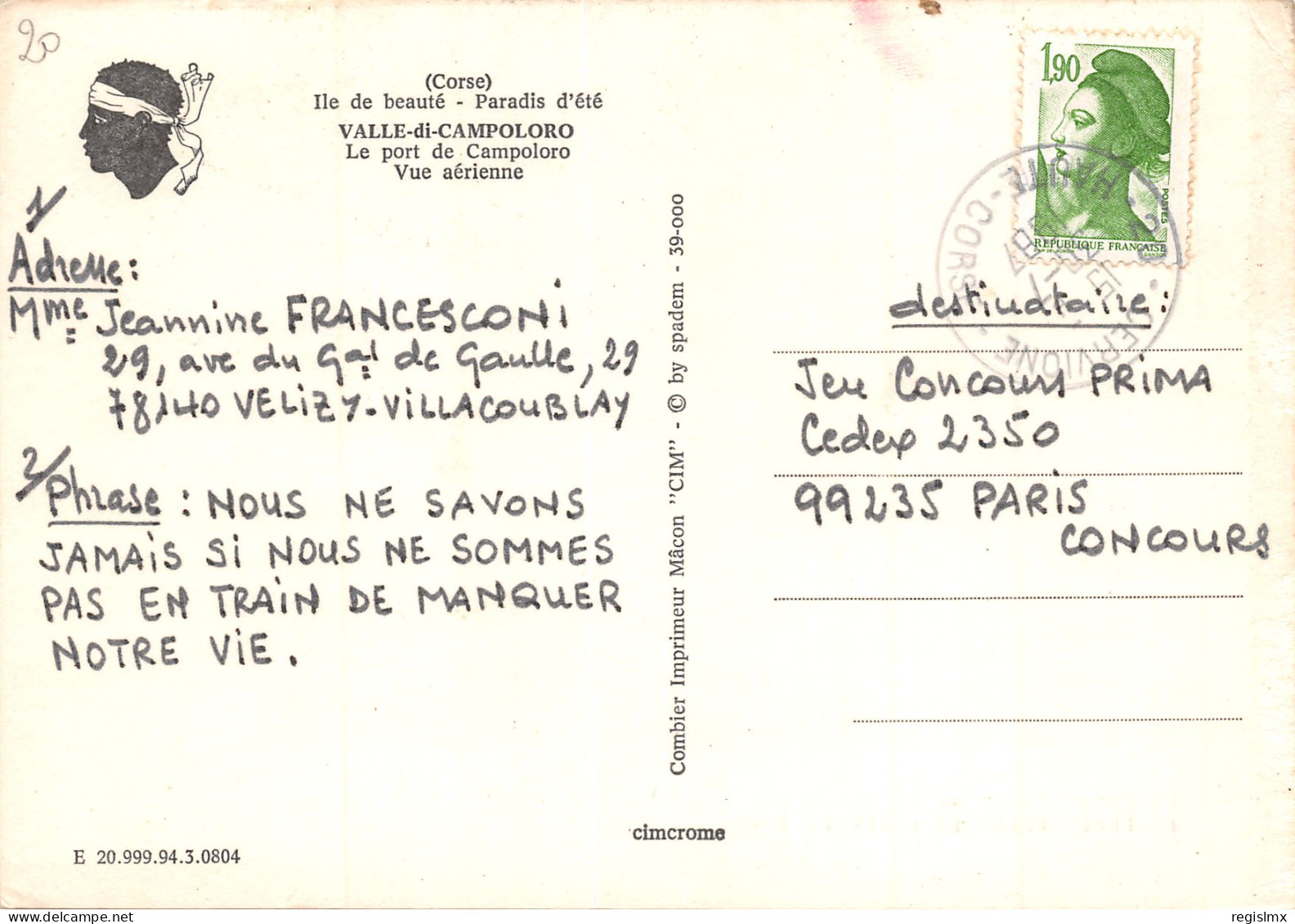 20-CAMPOLORO-N°341-C/0299 - Other & Unclassified