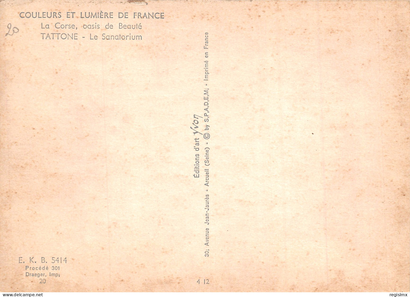 20-TATTONE-N°341-C/0241 - Other & Unclassified