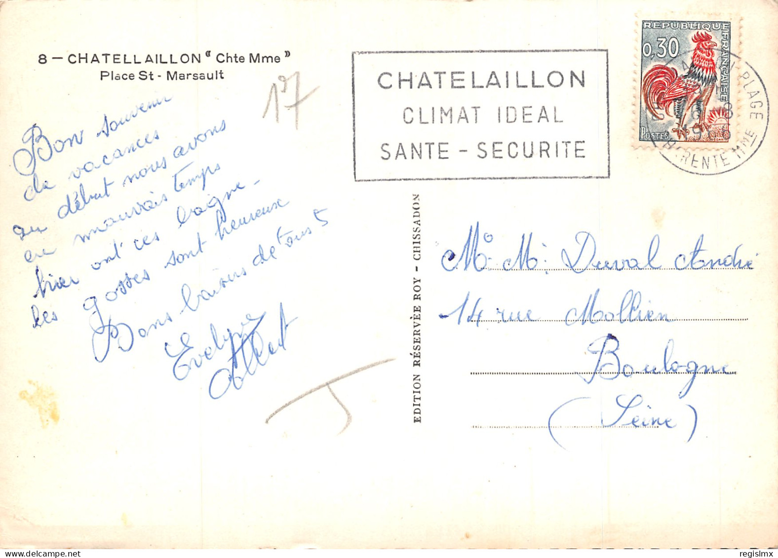 17-CHATELAILLON-N°341-B/0353 - Châtelaillon-Plage