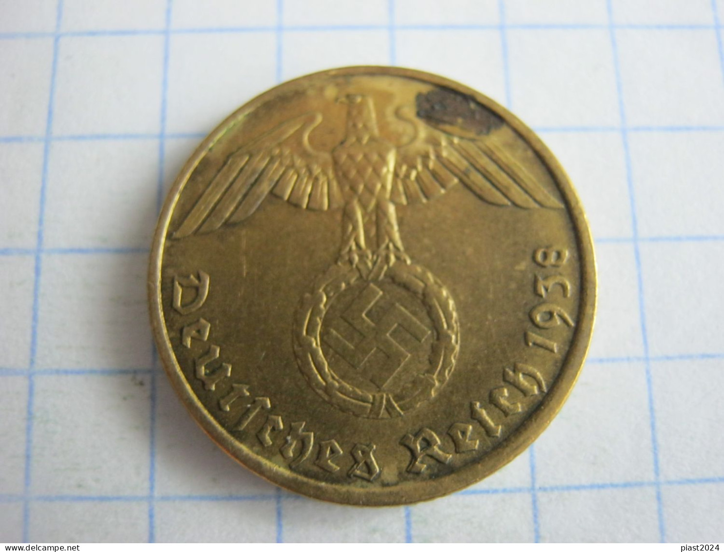 Germany 5 Reichspfennig 1938 A - 5 Reichspfennig