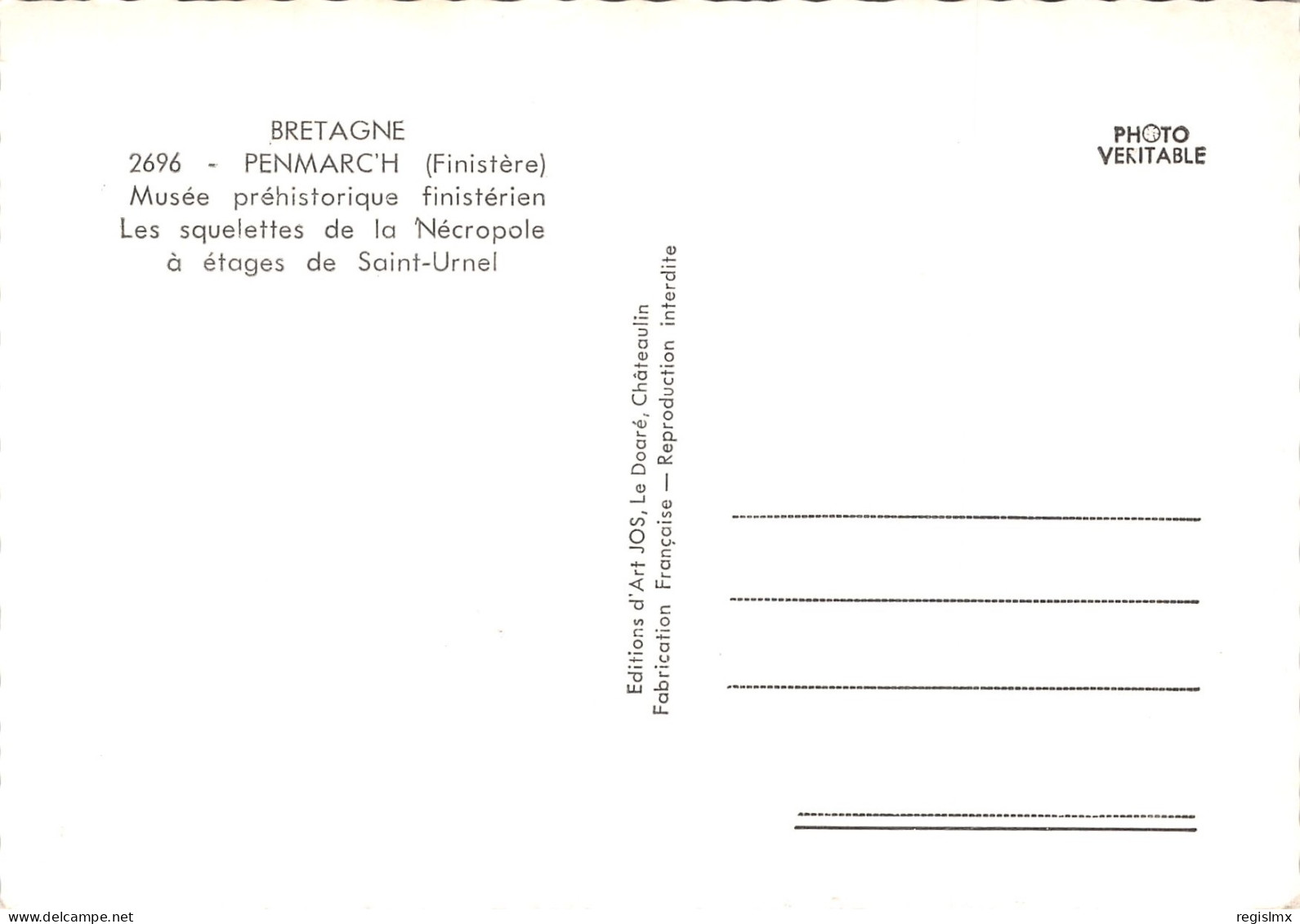 29-PENMARCH-MUSEE PREHISTORIQUE-N°342-D/0023 - Penmarch