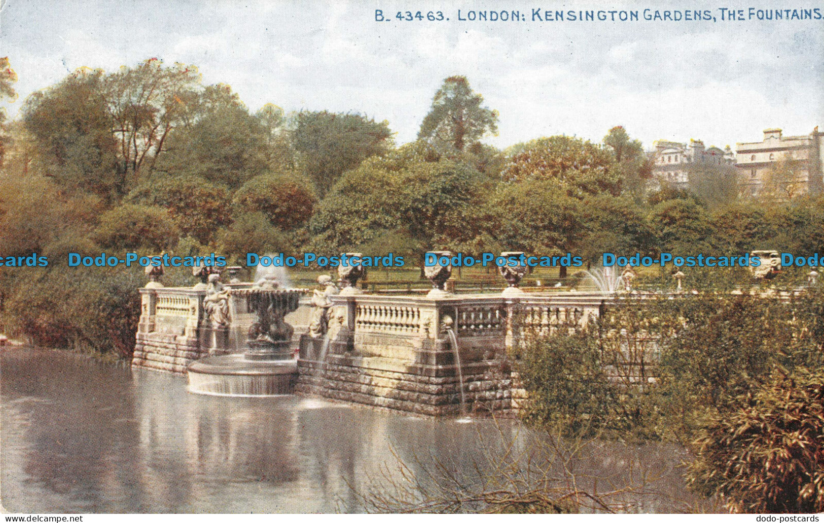 R099716 43463. London. Kensington Gardens. The Fountains. Celesque Series. Photo - Other & Unclassified