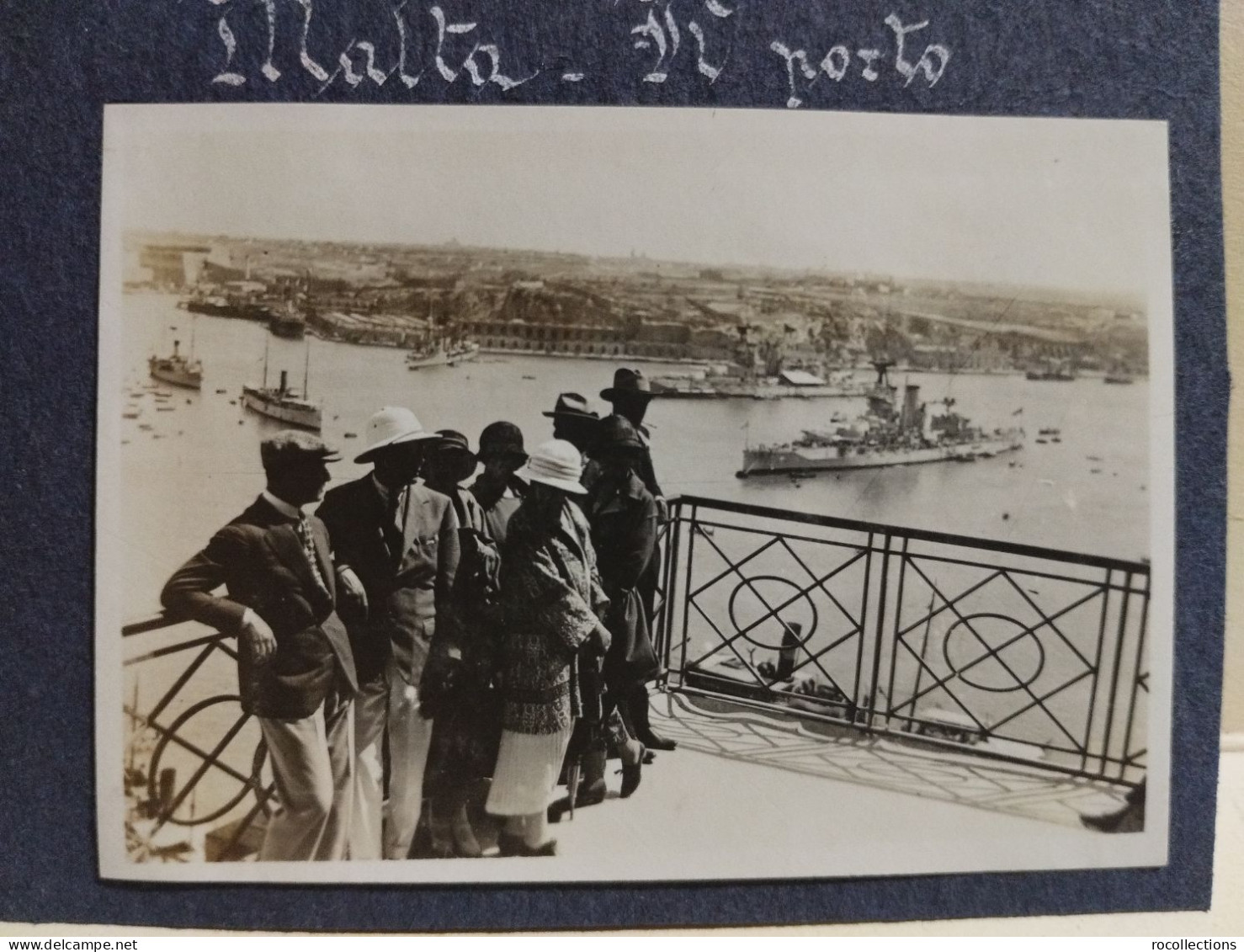 Malta Photo LA VALLETTA Harbour  1925. 80x55 Mm - Europe