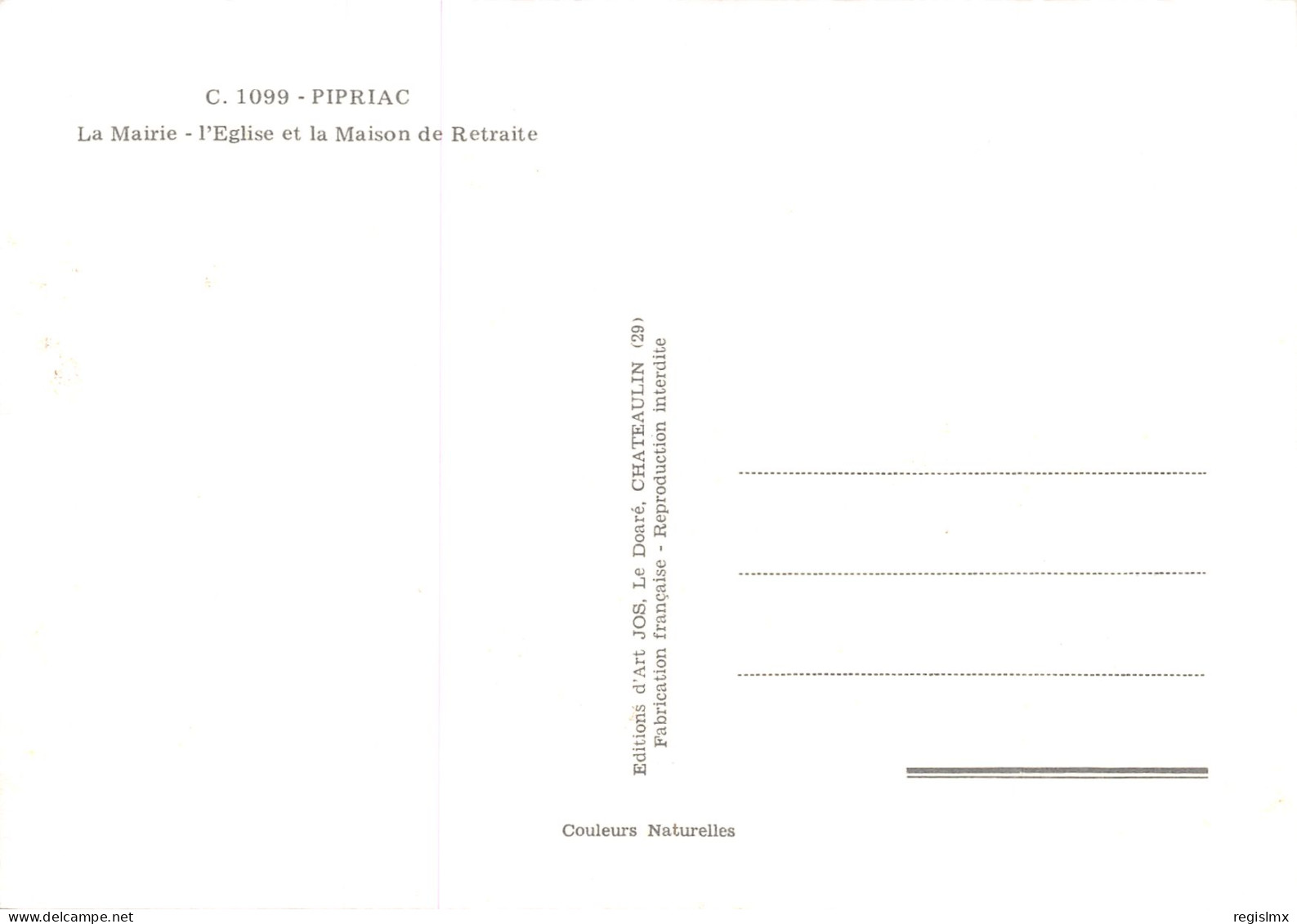 29-PIPRIAC-N°342-C/0255 - Autres & Non Classés