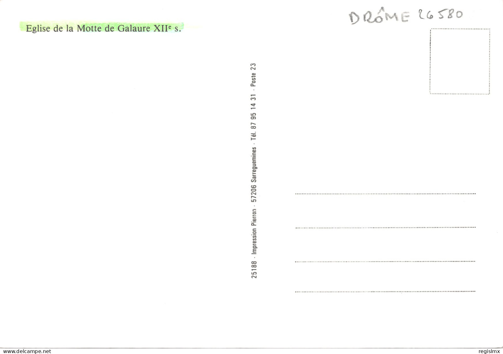 26-MOTTE DE GALAURE-N°342-B/0209 - Other & Unclassified