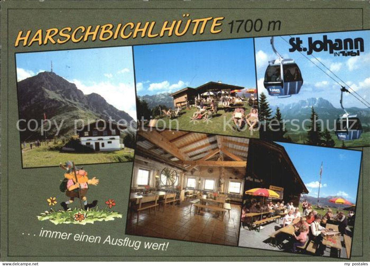 72495747 St Johann Tirol Harschbichlhuette Berggasthof Seilbahn  St. Johann In T - Altri & Non Classificati