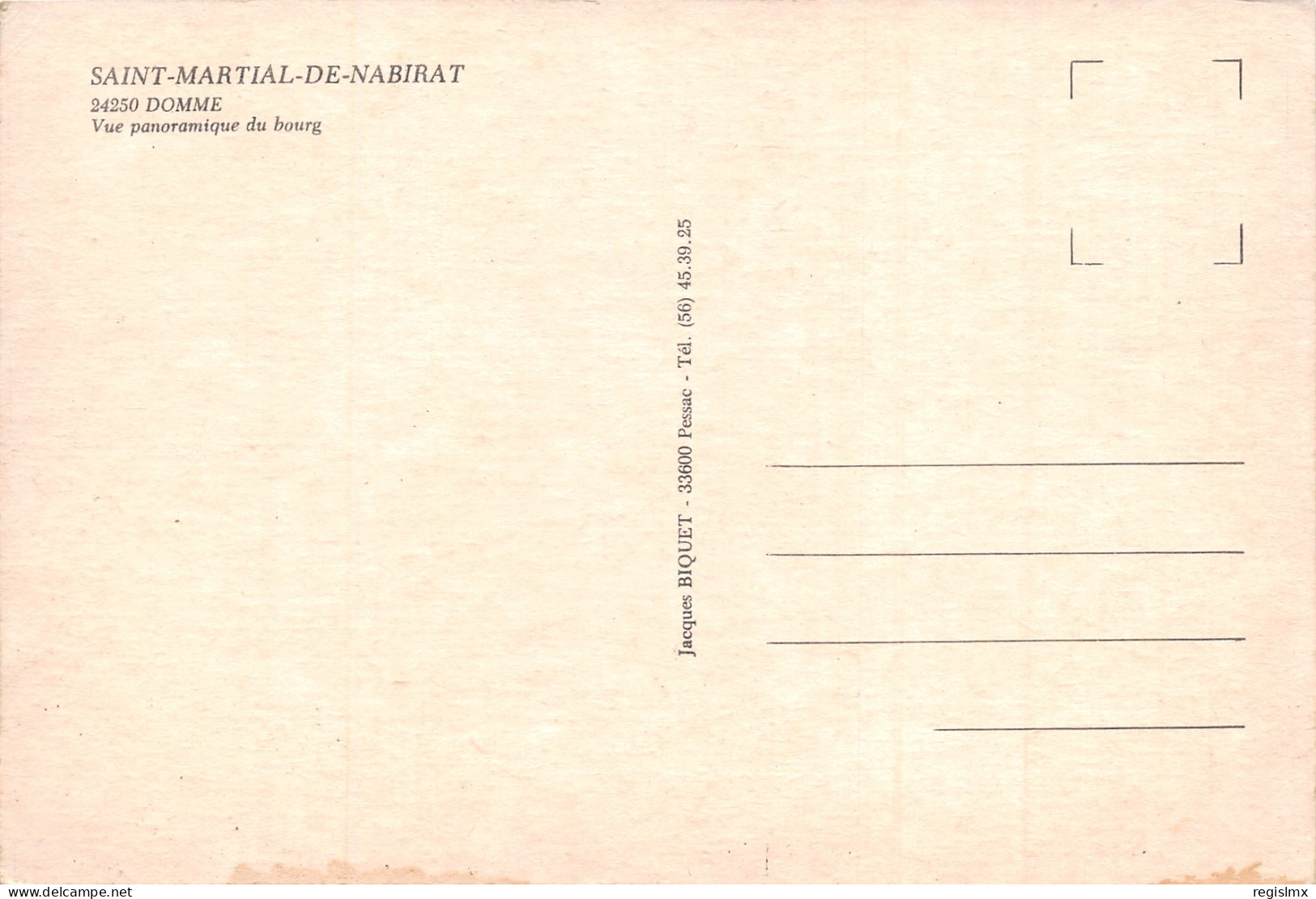 24-SAINT MARTIAL DE NABIRAT-N°342-A/0171 - Autres & Non Classés